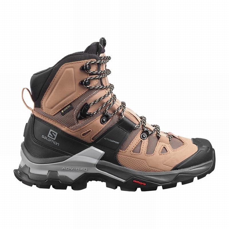 Salomon QUEST 4 GORE-TEX Botas De Montaña Mujer - Marrones / Negras - Colombia (57143-WGDN)